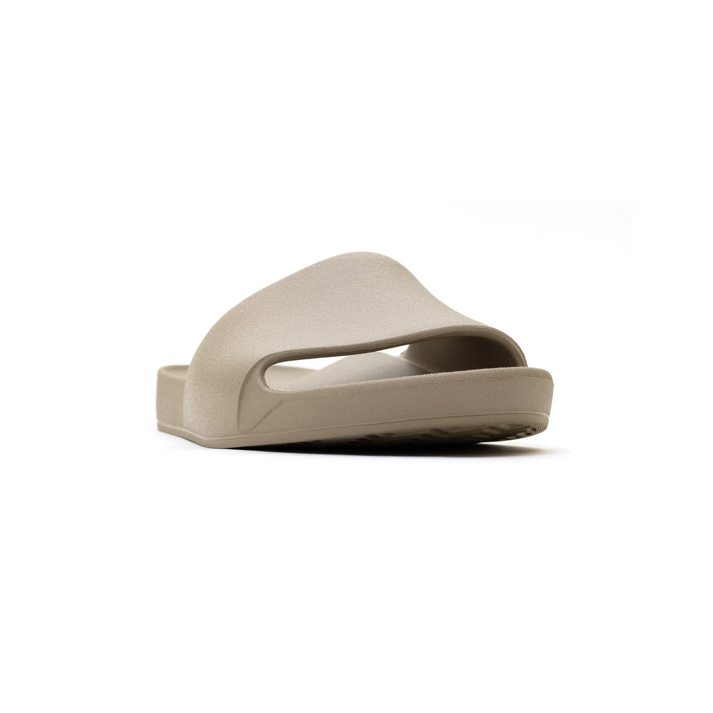 Taupe Archies Arch support slides angle 07