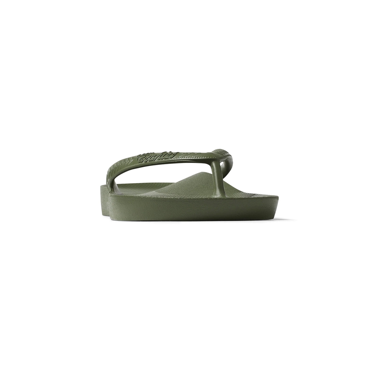 Olive Archies Arch Support Flip Flops angle 06