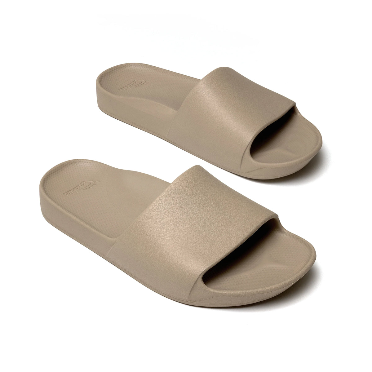 Taupe Archies Arch support slides angle 04