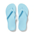 Sky Blue Archies Arch Support Flip Flops angle 01