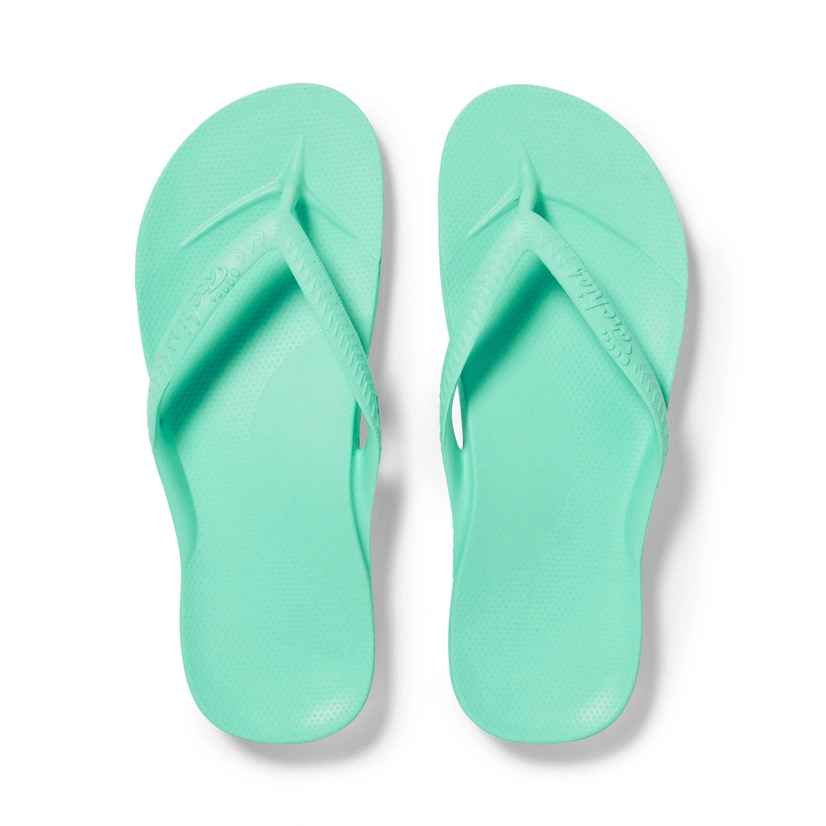 Mint Archies Arch Support Flip Flops angle 01