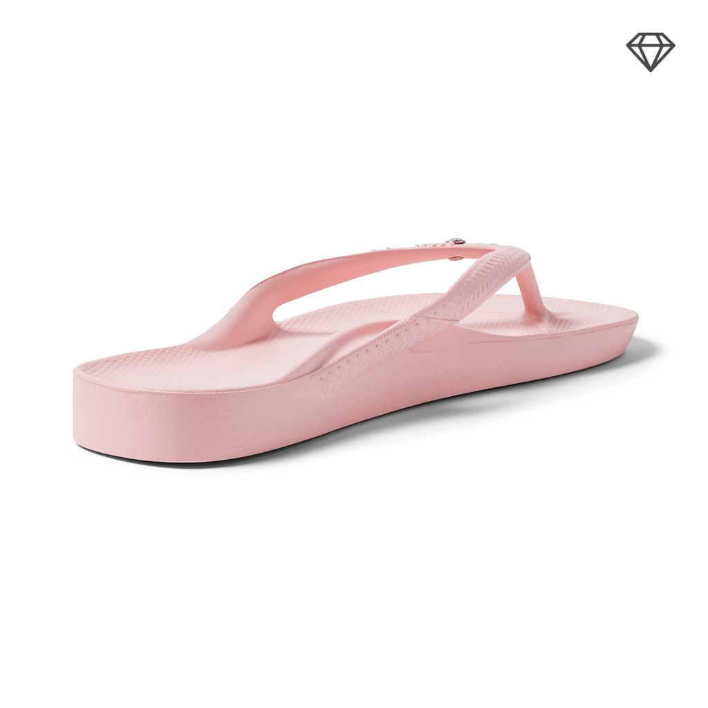 Arch Support Flip Flops - Classic - Crystal Pink