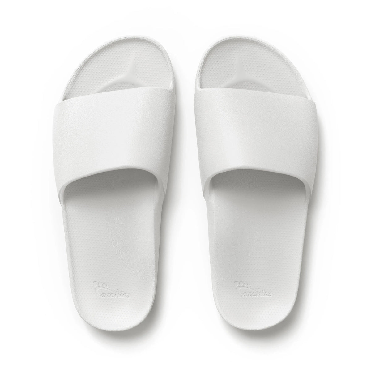 White Archies Arch support slides angle 01