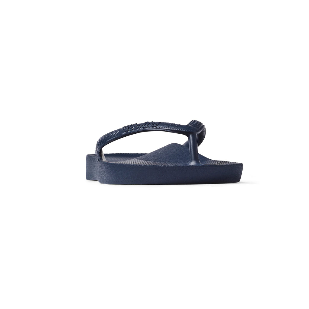 Navy Archies Arch Support Flip Flops angle 06